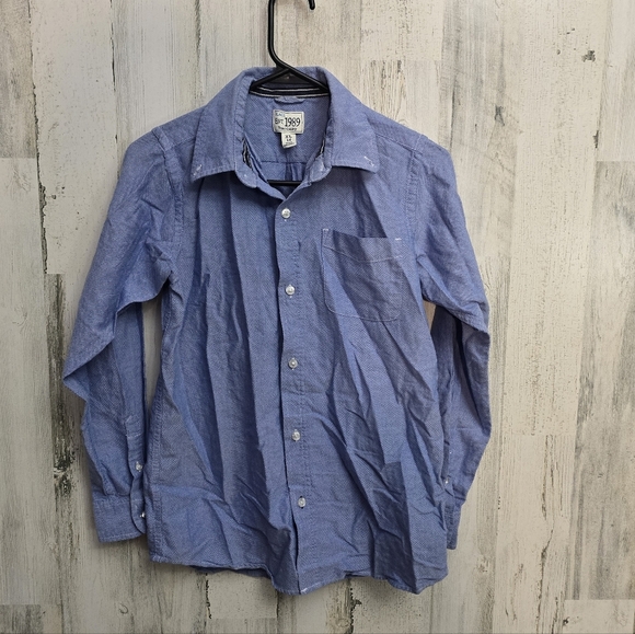 1989 Place Other - Est 1989 Place Boys Blue Button-Up Shirt Size XL 14